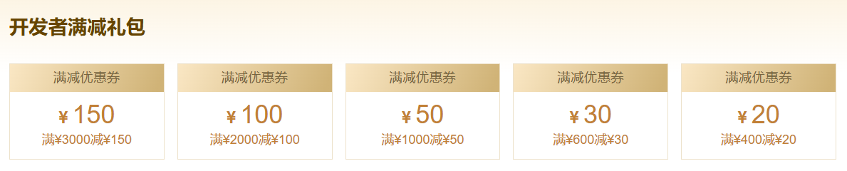 近期優惠券