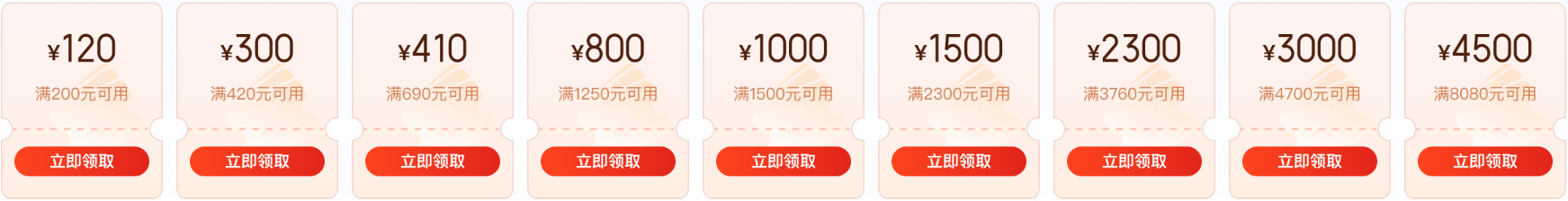 近期優惠券