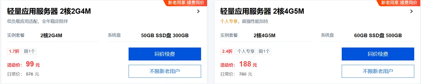 個人建站方案